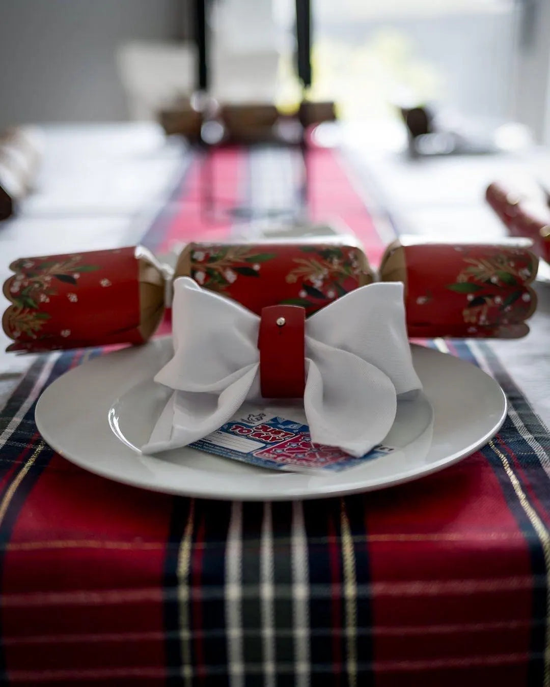 Leather Napkin Rings | Red