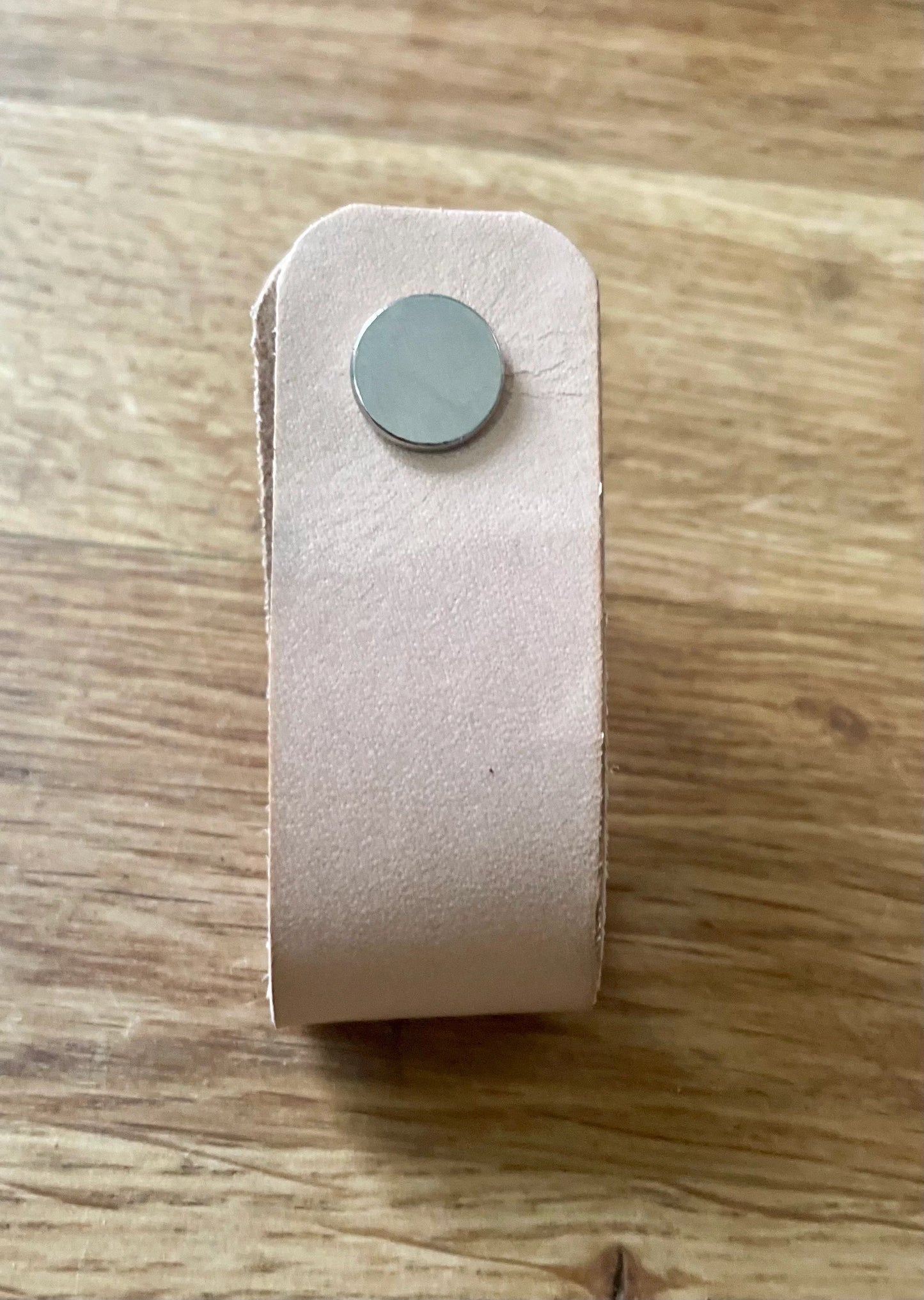 The Stubby Handmade Leather Drawer Pulls
