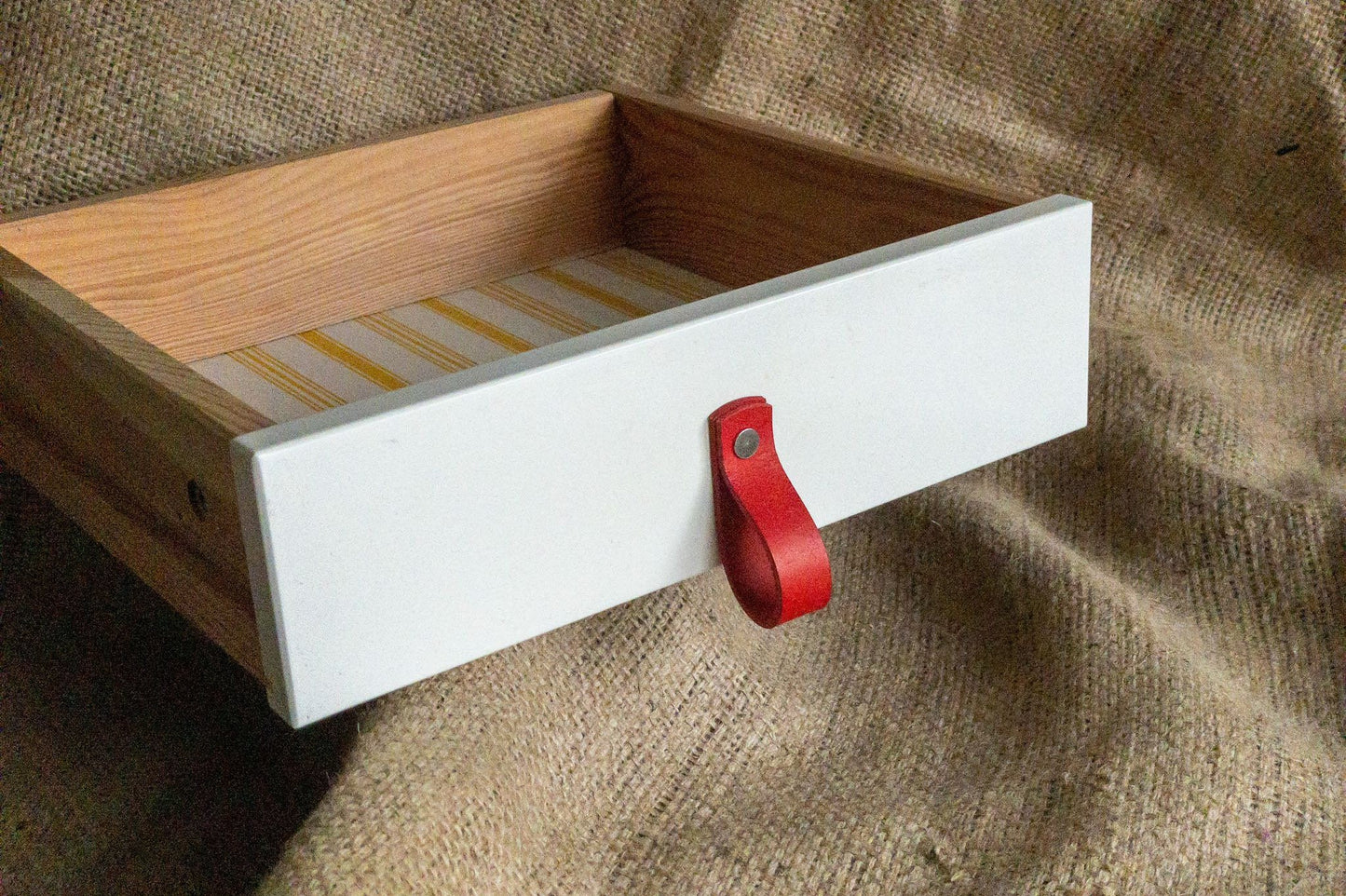 Leather Drawer Pulls - All Colours
