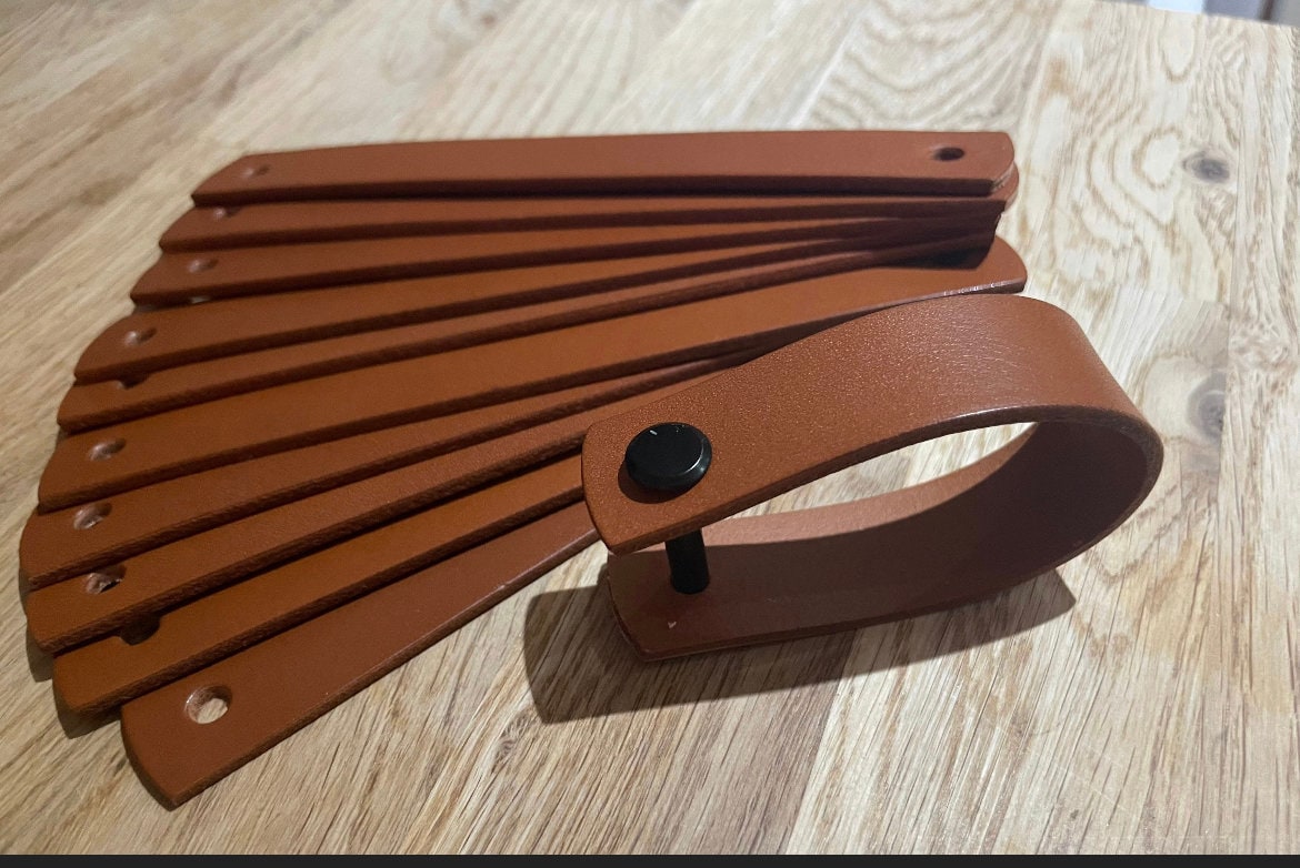 Leather Drawer Pulls - All Colours