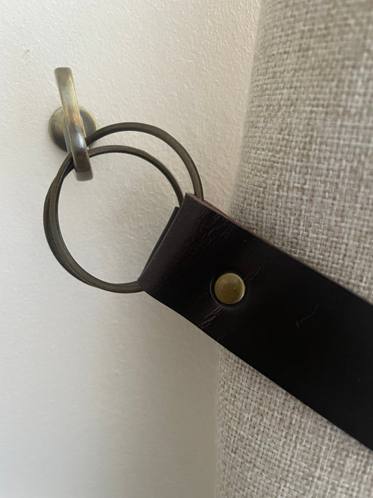 Make Your Windows Look Gorgeous with Leather Tie Backs from Blue & Bell Home