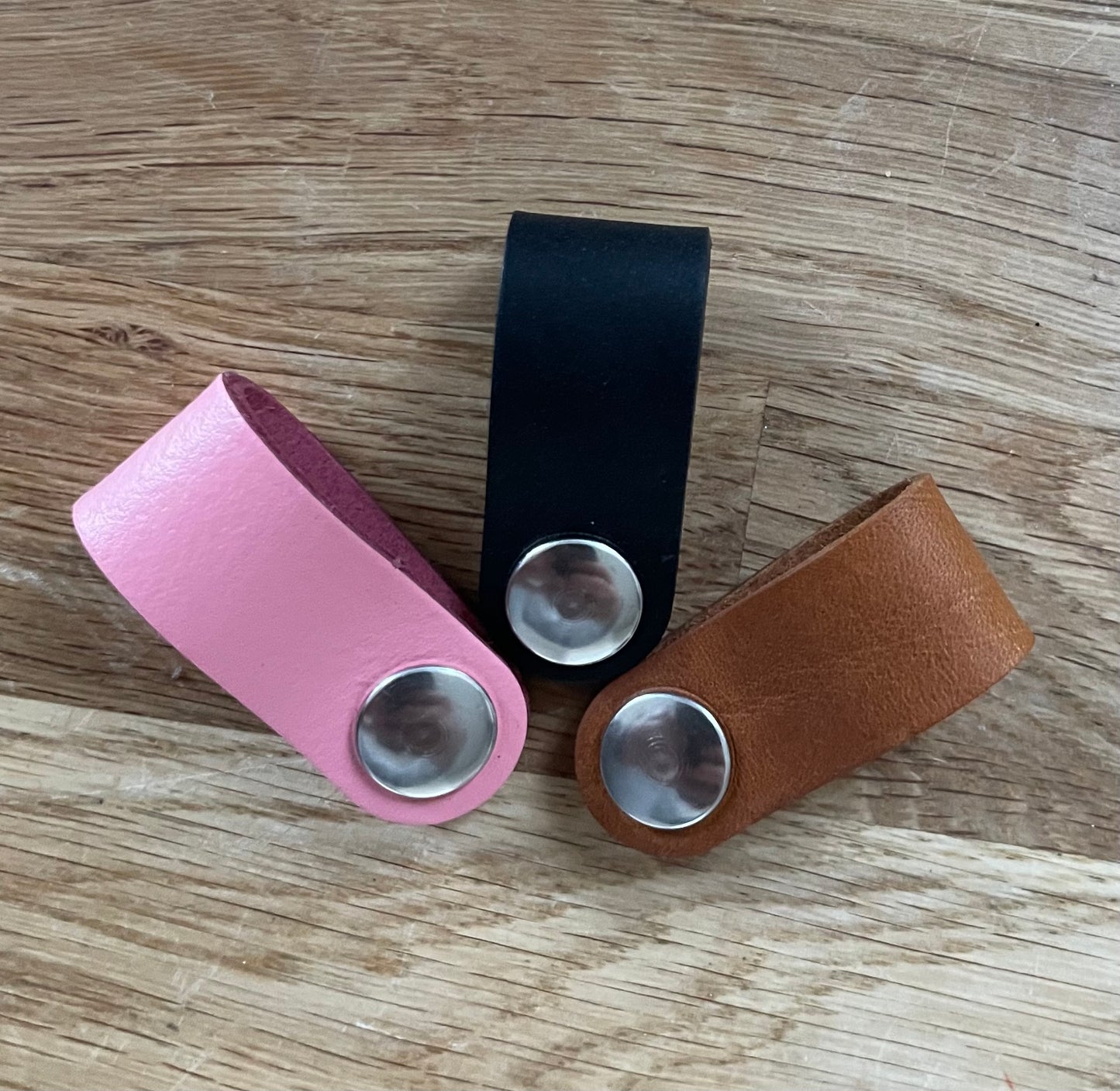 Leather Cable Ties Organiser