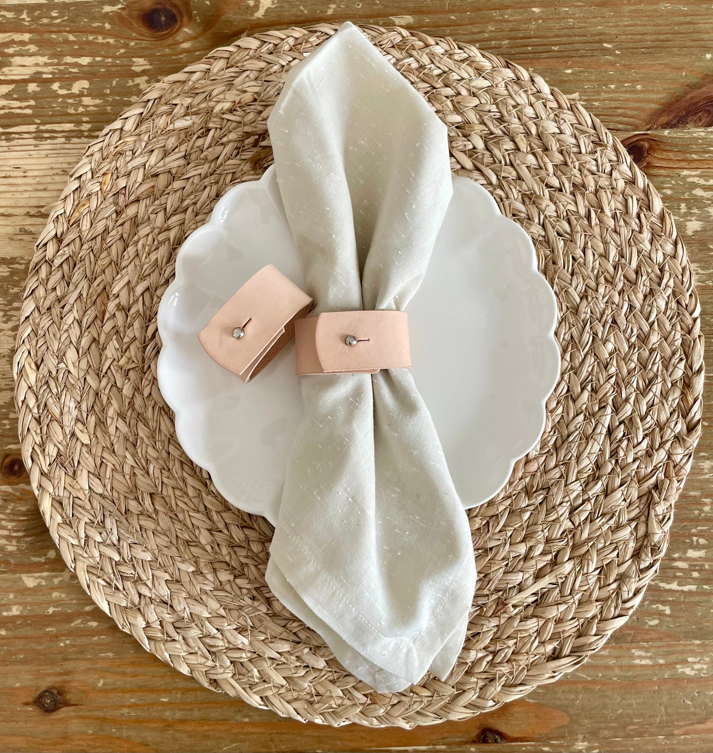 Leather Napkin Rings | All Colours