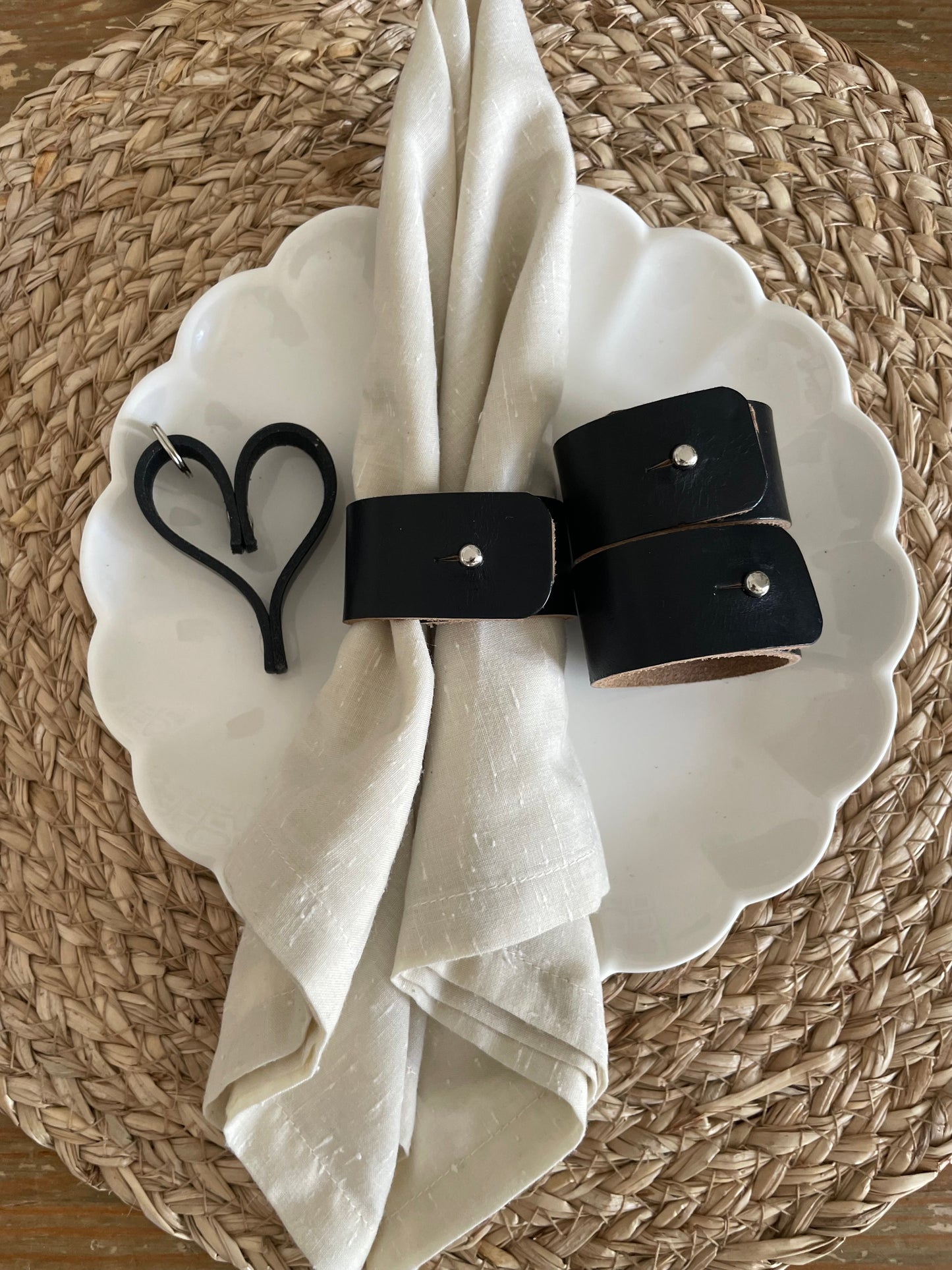 Leather Napkin Rings | All Colours