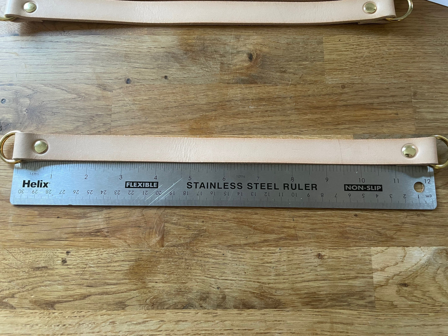 4 x 12 inch natural Leather Curtain Tie Backs