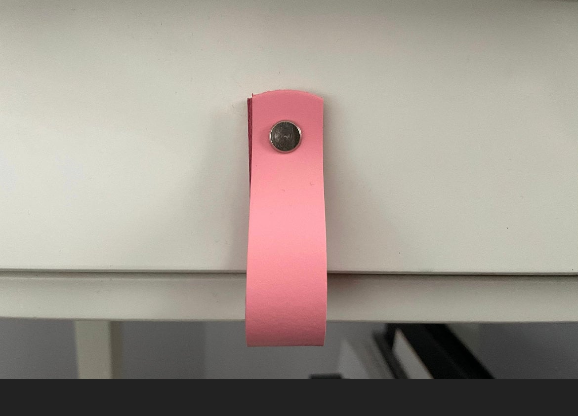 Leather Drawer Pulls - All Colours